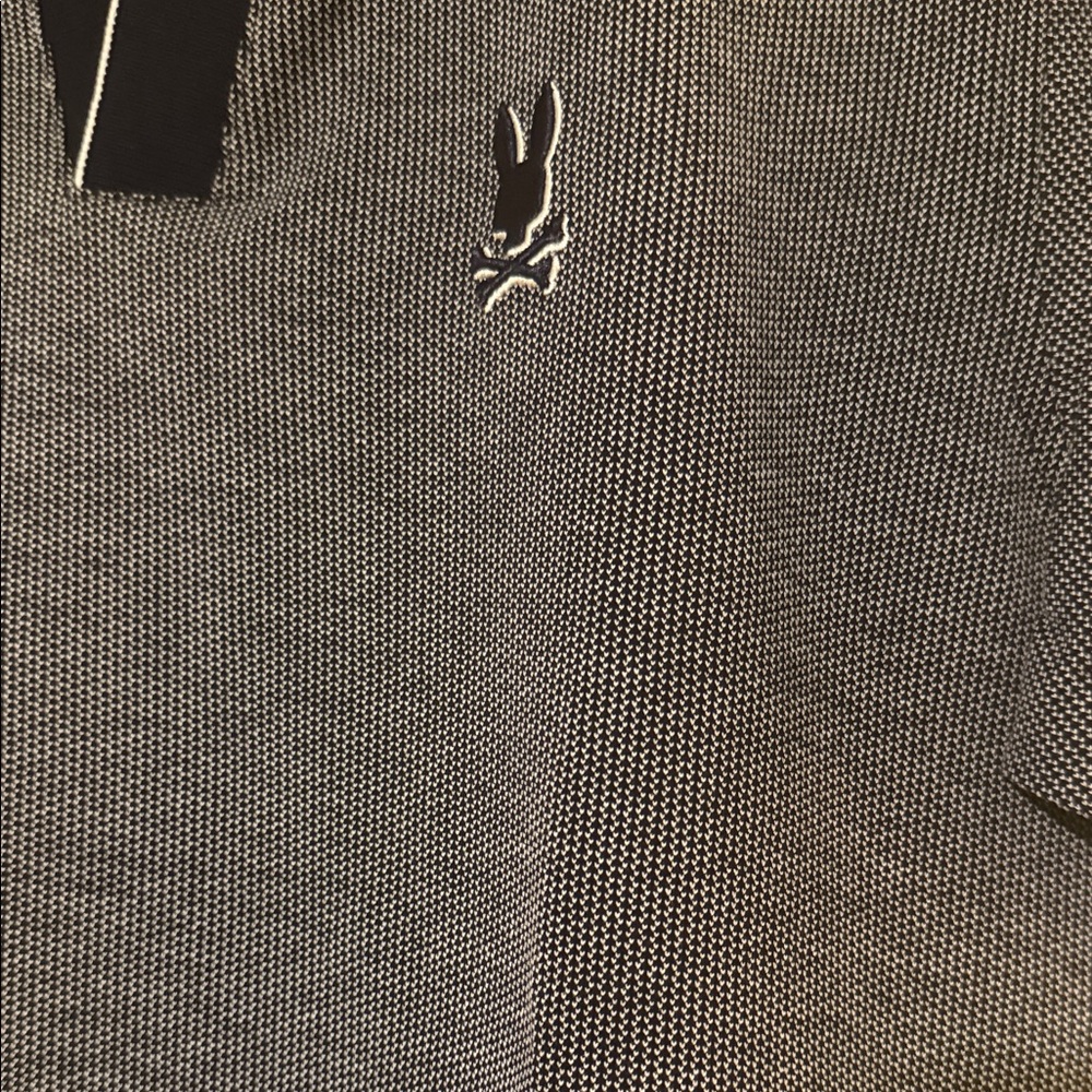PSYCHO BUNNY | warsaw jacquard pique polo - Picture 8 of 9